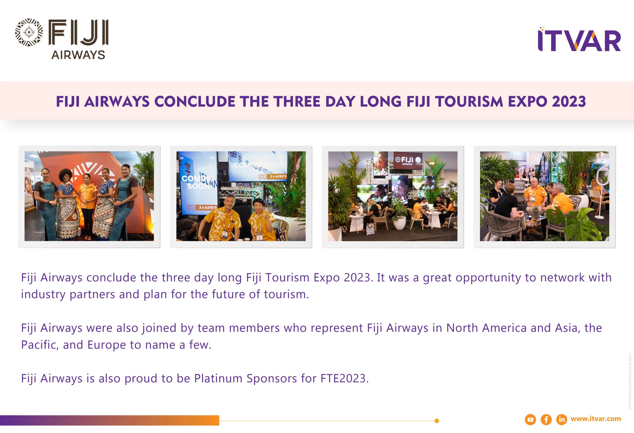 Fiji Airways Conculde The Three Day Long Fiji Tourism Expo 2023