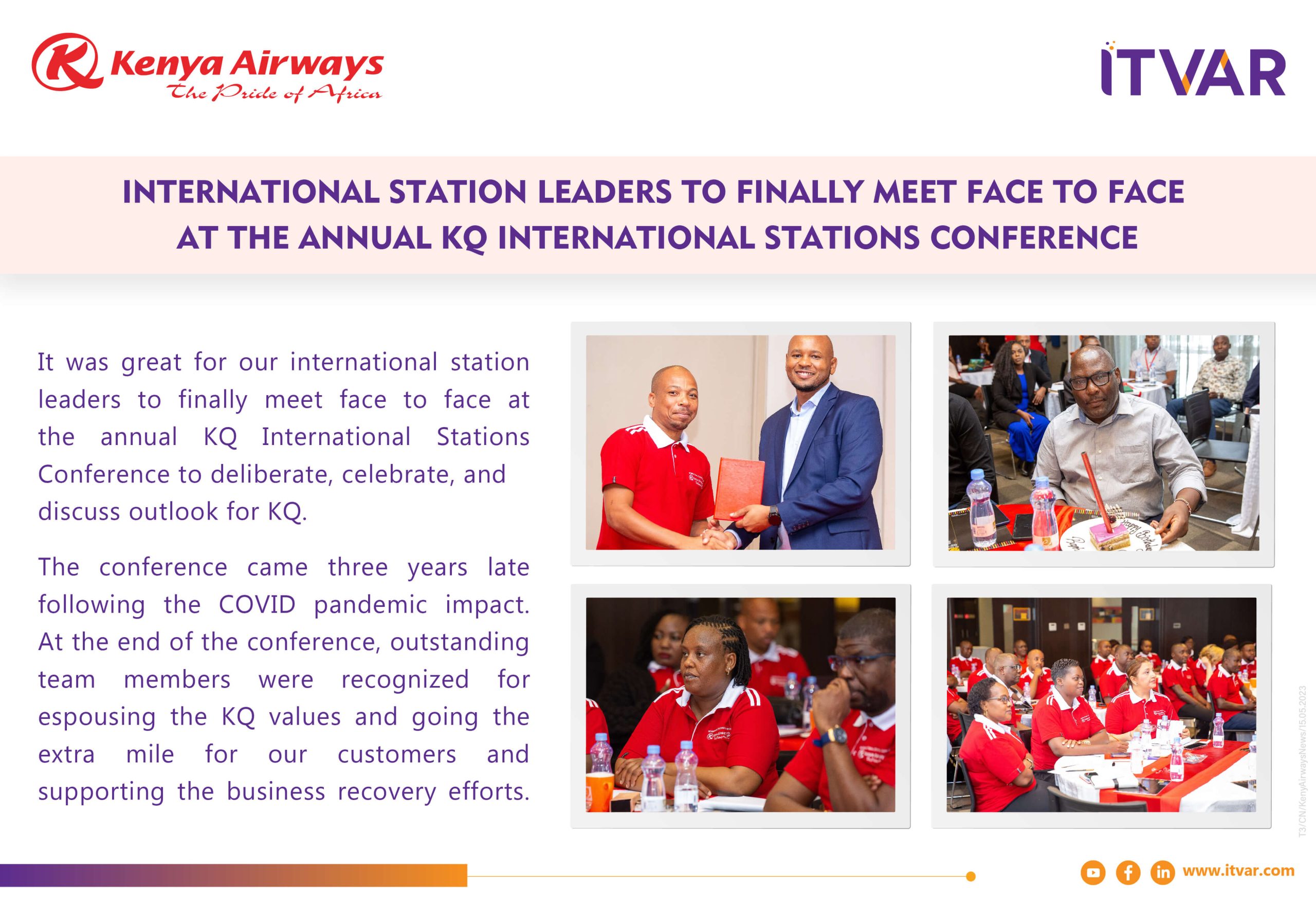 International Station Leaders To Finally Meet Face To Face At The Annual KQ International Stations Conference